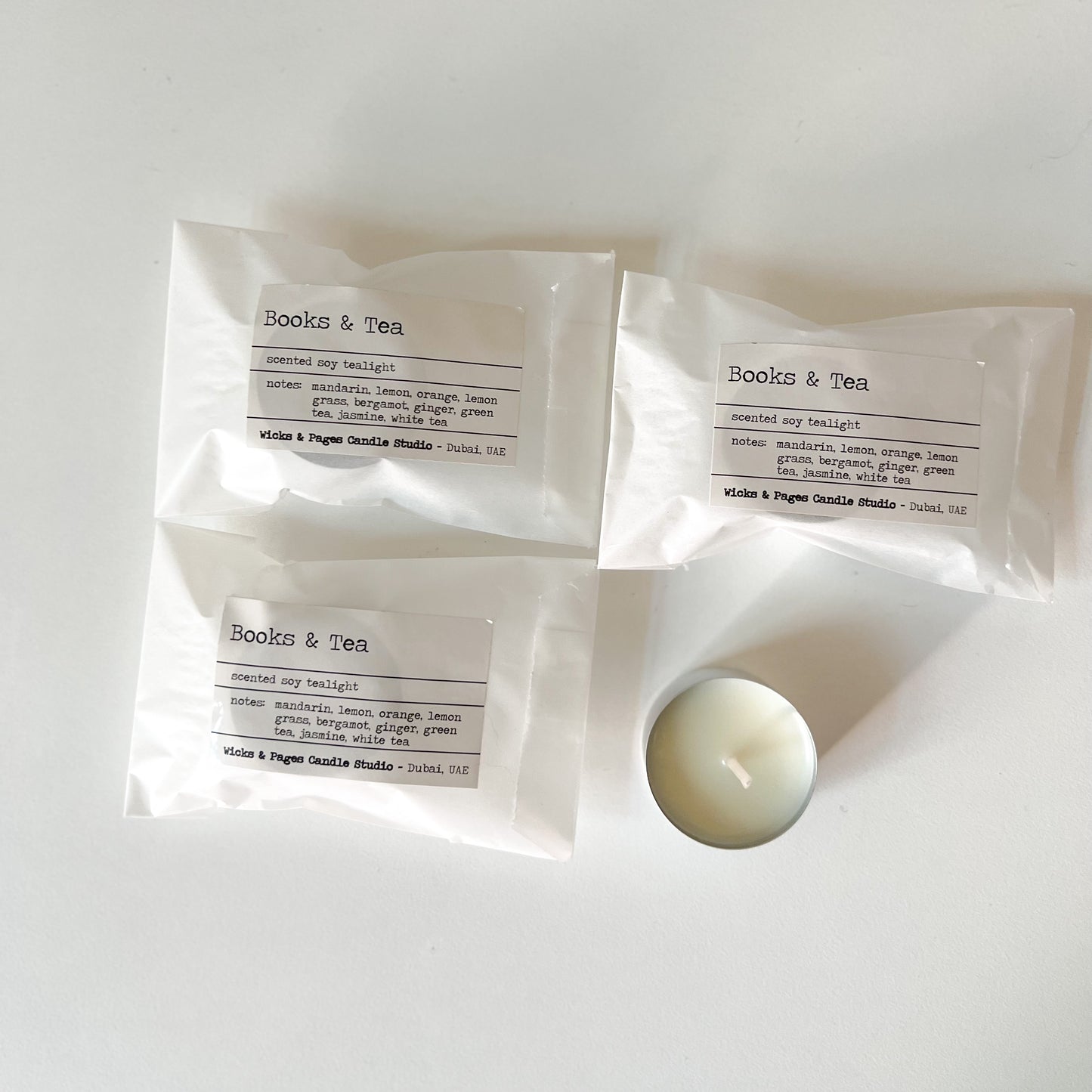Individual Sample Scented Soy Wax Tealights - Classic Collection